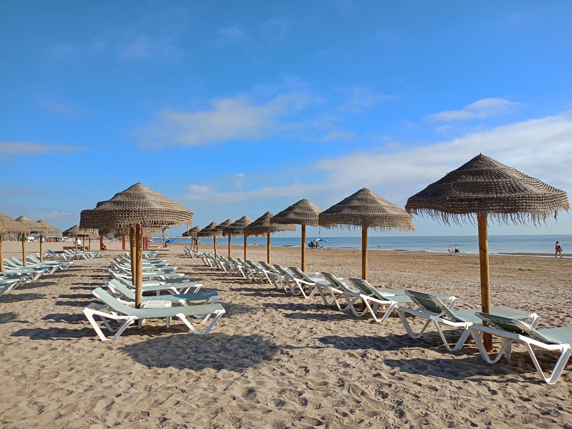 ולנסיה Apartamento Dos Habitaciones Primera Linea De Playa מראה חיצוני תמונה