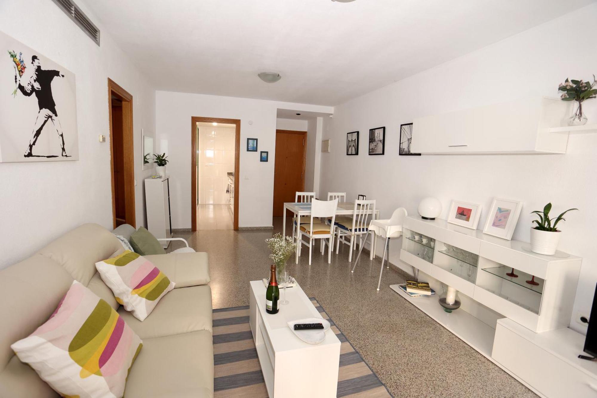 ולנסיה Apartamento Dos Habitaciones Primera Linea De Playa מראה חיצוני תמונה