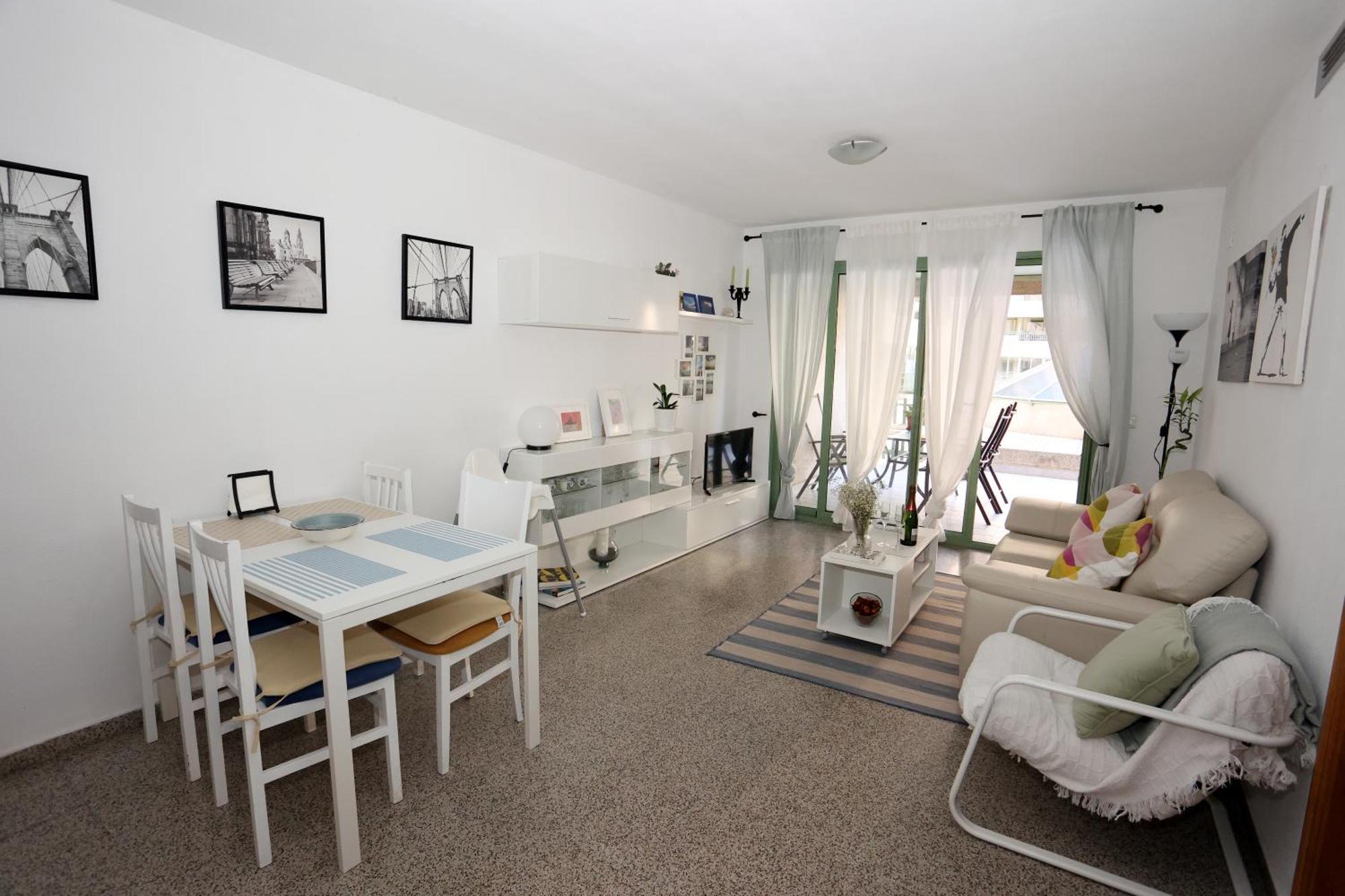 ולנסיה Apartamento Dos Habitaciones Primera Linea De Playa מראה חיצוני תמונה